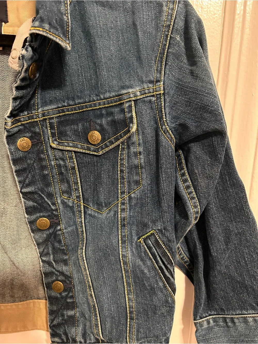 GAP Kids Dark Blue Denim Trucker Jacket